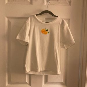 Orange slice baby tee